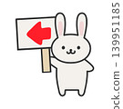 Cute, hand-drawn style rabbit illustration - guide 139951185