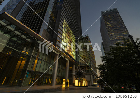 Evening view of Tokyo Midtown Yaesu Evening view of Tokyo Midtown Yaesu 139951216