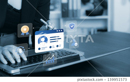 Customer Retention Strategy and Loyalty Management Concept Customer Retention Strategy and Loyalty Management Concept 139951573
