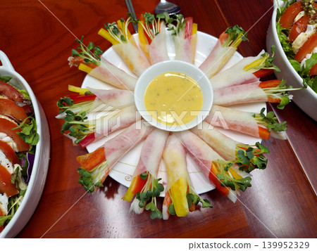 These are the foods set on the table. These are the foods set on the table. 139952329
