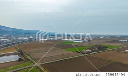 April 27 2026 Shin Hakodate Hokuto Greenhouse Farmland Aerial Landscape April 27 2026 Shin Hakodate Hokuto Greenhouse Farmland Aerial Landscape 139952494