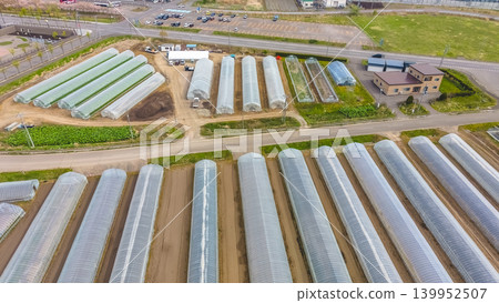April 27 2026 Shin Hakodate Hokuto Greenhouse Agriculture Aerial View April 27 2026 Shin Hakodate Hokuto Greenhouse Agriculture Aerial View 139952507