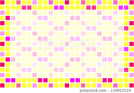 Geometric pattern frame, square shape, yellow, pink Geometric pattern frame, square shape, yellow, pink 139952529