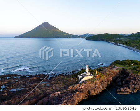 Mount Kaimon as seen from Cape Nagasakibana (Ibusuki City, Kagoshima Prefecture) 139952542