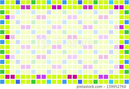 Geometric pattern frame, square, green Geometric pattern frame, square, green 139952768