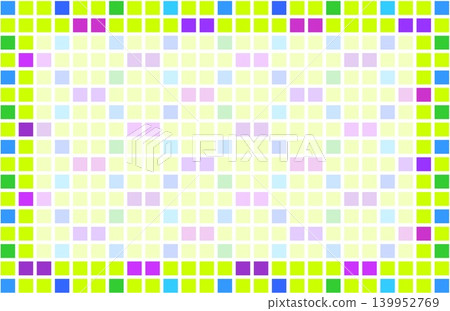 Geometric pattern frame, square, green Geometric pattern frame, square, green 139952769