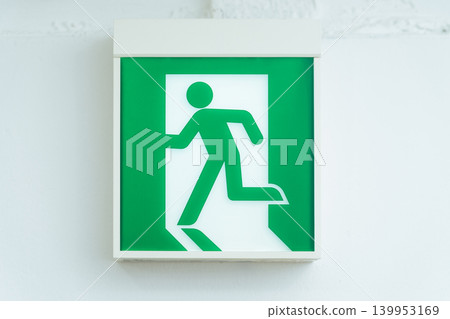 emergency exit sign 139953169