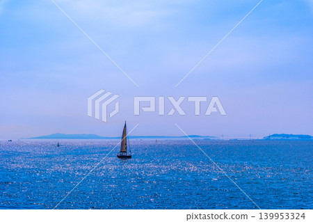 View of Osaka Bay and yachts from Maishima View of Osaka Bay and yachts from Maishima 139953324