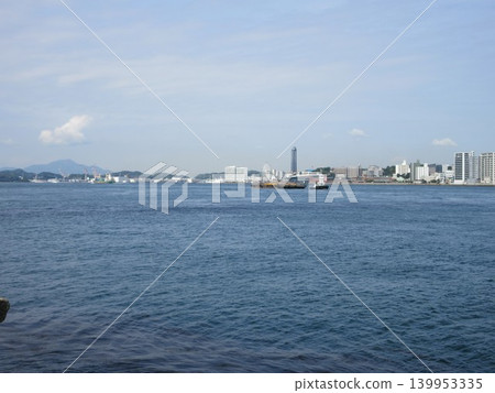 View of Honshu from Mojiko Port! Moji Ward, Kitakyushu City, Fukuoka Prefecture View of Honshu from Mojiko Port! Moji Ward, Kitakyushu City, Fukuoka Prefecture 139953335