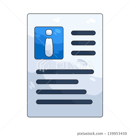Illustration of information paper Illustration of information paper 139953430