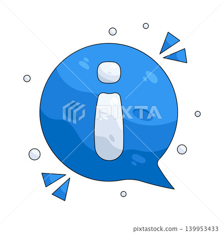 Illustration of Info chat Illustration of Info chat 139953433
