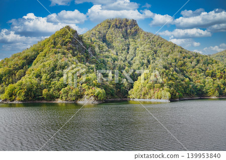 The spectacular view of Toyohira Gorge Dam The spectacular view of Toyohira Gorge Dam 139953840