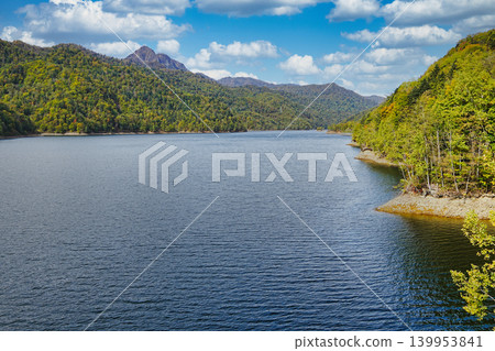 The spectacular view of Toyohira Gorge Dam The spectacular view of Toyohira Gorge Dam 139953841