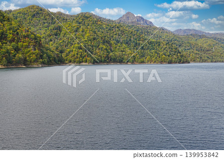 The spectacular view of Toyohira Gorge Dam The spectacular view of Toyohira Gorge Dam 139953842