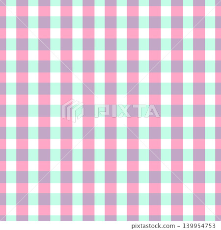 Pink and light blue checkered background 139954753