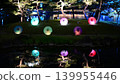 Evening gathering at the former Shiba Imperial Villa, traditional Japanese umbrella Evening gathering at the former Shiba Imperial Villa, traditional Japanese umbrella 139955446
