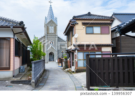 咲津天主教堂,世界文化遺產,熊本縣天草市。 咲津天主教堂,世界文化遺產,熊本縣天草市。 139956307