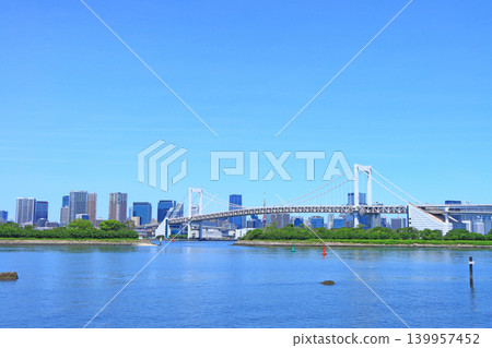 東京都港區彩虹橋風景 東京都港區彩虹橋風景 139957452