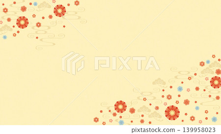 背景素材 - 日式花卉圖案 19-1 背景素材 - 日式花卉圖案 19-1 139958023