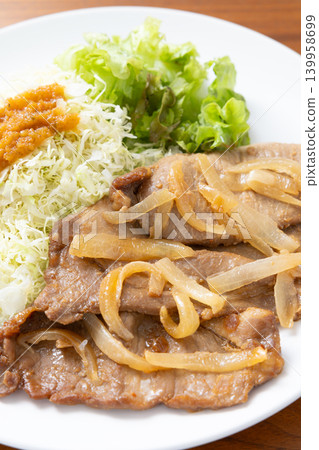 美味的豬肉薑汁 美味的豬肉薑汁 139958699