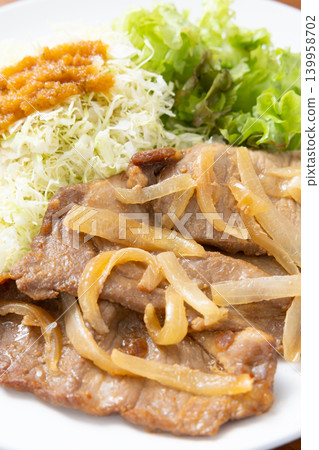 Delicious pork ginger sauce Delicious pork ginger sauce 139958702