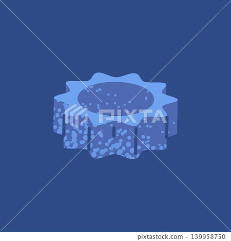 Decorative Wax Candle Sleeve Illustration Decorative Wax Candle Sleeve Illustration 139958750