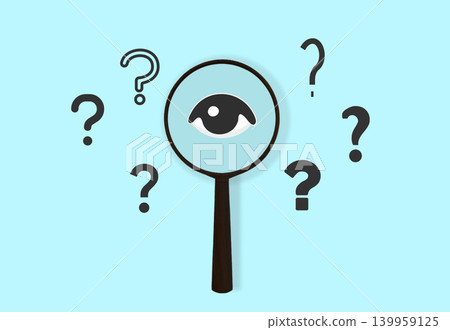 Magnifying glass and eyeballs: Hatena survey Magnifying glass and eyeballs: Hatena survey 139959125