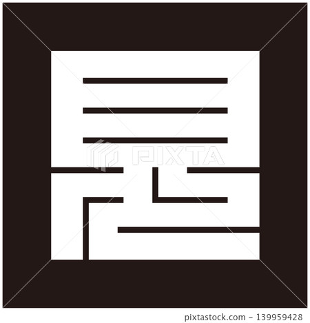 Family crest - Square character - See (mi) Family crest - Square character - See (mi) 139959428