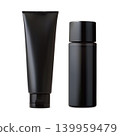 Minimalist black matte men cosmetic set 139959479