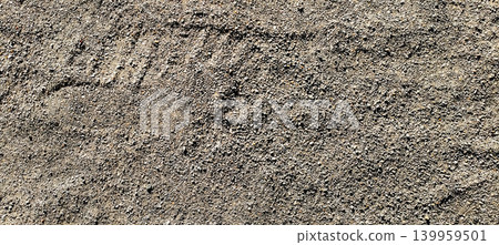 Ground texture material with a mixture of gravel and coarse sand Ground texture material with a mixture of gravel and coarse sand 139959501