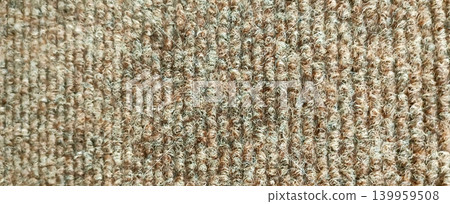 Beige and brown loop pile carpet texture material Beige and brown loop pile carpet texture material 139959508