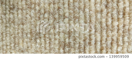 Beige and brown loop pile carpet texture material Beige and brown loop pile carpet texture material 139959509