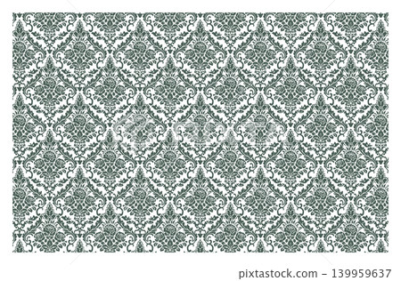 Classic patterns on white background Classic patterns on white background 139959637