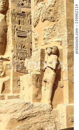 Medinet Habu, the mortuary temple of Ramesses III, located on the west bank of Luxor, Egypt. Medinet Habu, the mortuary temple of Ramesses III, located on the west bank of Luxor, Egypt. 139962114