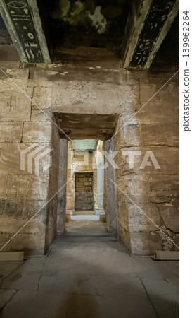 Beautiful interiors and ancient hieroglyphs in the Temple of Seti I in Abydos, Egypt. Beautiful interiors and ancient hieroglyphs in the Temple of Seti I in Abydos, Egypt. 139962264