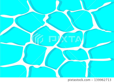 Retro tropical-style pool water surface pattern background material, summer abstract illustration Retro tropical-style pool water surface pattern background material, summer abstract illustration 139962713