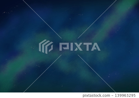 藍綠色星雲背景插圖 藍綠色星雲背景插圖 139963295
