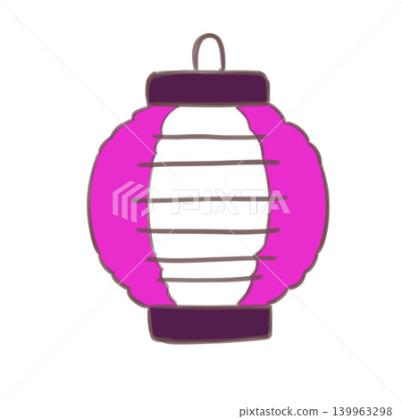 Magenta lantern illustration Magenta lantern illustration 139963298