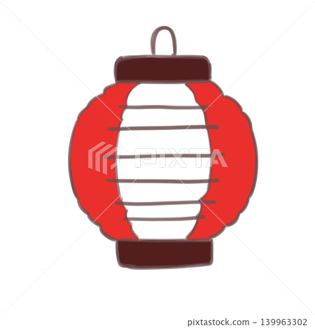 紅燈籠插圖 紅燈籠插圖 139963302