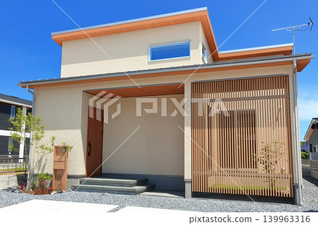 Image of newly built house/single-family house (model house) Image of newly built house/single-family house (model house) 139963316