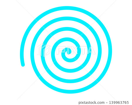 Spiral mark illustration material 2 Spiral mark illustration material 2 139963765