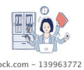 在公司工作的女人 139963772