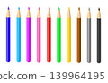 Colored pencil set 139964195