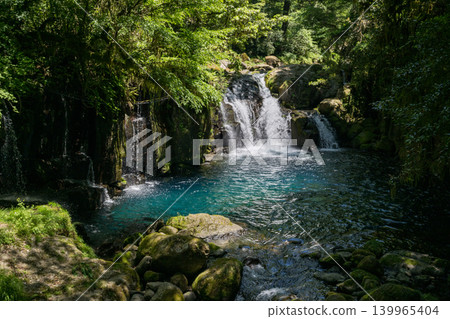 翠綠時的菊池峽美景 139965404