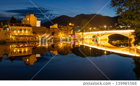 Stone bridge over Trebisnjica river, Trebinje, Bosnia and Herzegovina Stone bridge over Trebisnjica river, Trebinje, Bosnia and Herzegovina 139965568