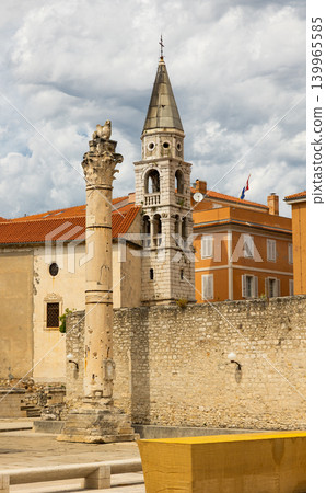 Roman Column and Church of St. Elijah, Zadar Roman Column and Church of St. Elijah, Zadar 139965585