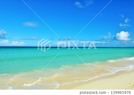 Okinawa Miyakojima blue sky and sea Okinawa Miyakojima blue sky and sea 139965976