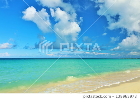 Okinawa Miyakojima blue sky and sea Okinawa Miyakojima blue sky and sea 139965978