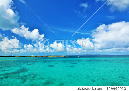 Okinawa Miyakojima blue sky and sea 139966010