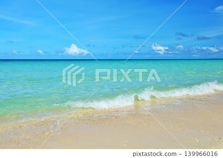 Okinawa Miyakojima blue sky and sea Okinawa Miyakojima blue sky and sea 139966016